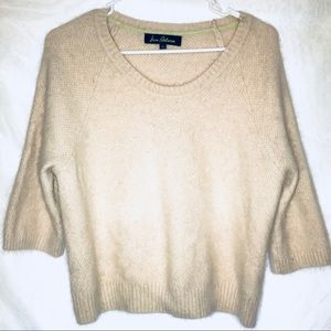 Sam Edelman sweater cropped wool cream Large